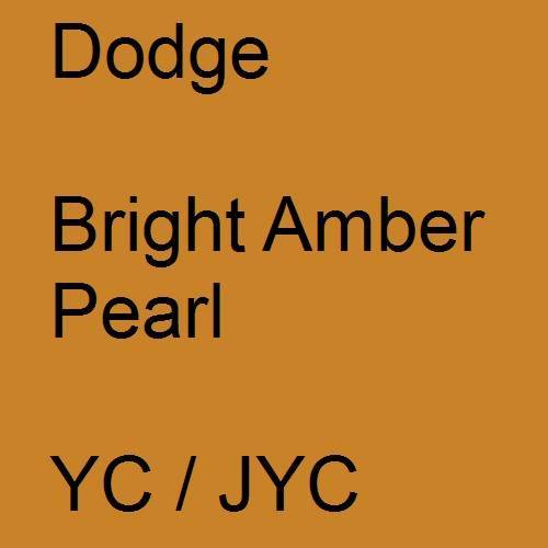 Dodge, Bright Amber Pearl, YC / JYC.